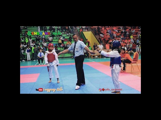 Syifa won the gold medal in the PORPROV 2 DKI Final, (Cinematic Format)