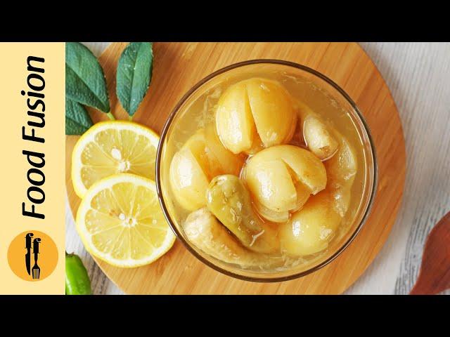 Lemon Chili Achar / Pickle in water - Authentic Hala Heritage Recipe Food Fusion