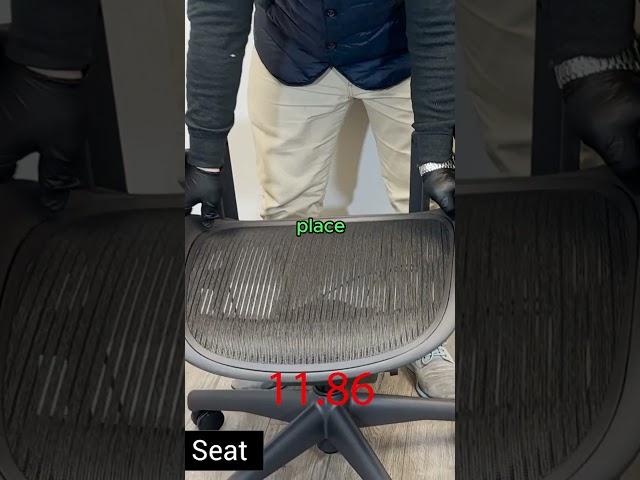 How To Replace The Herman Miller Aeron Seat Quickly? #shorts