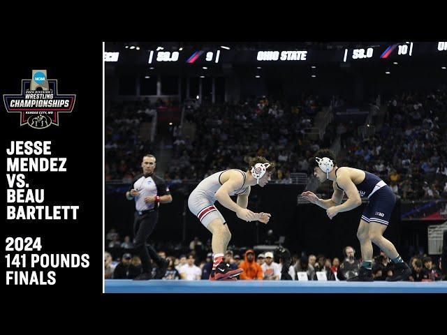 Jesse Mendez v. Beau Bartlett: 2024 NCAA wrestling championship (141 pounds)