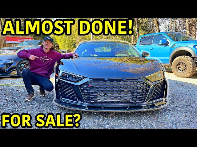 Rebuilding A Wrecked 2020 TWIN TURBO Audi R8 Part 16!!!