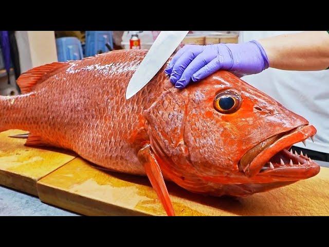 Amazing Skill！Fish Cutting Skills, Various Fish Catch, Sashimi / 驚奇的海鮮美食！ 魚的切割技能, 各種生魚片