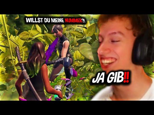 ICH gebe mich als MÄDCHEN aus!!| Fortnite Random Duos