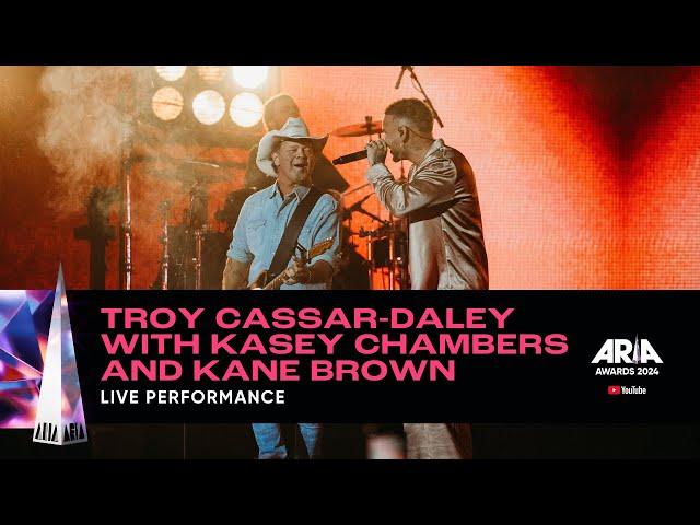 Troy Cassar-Daley x Kasey Chambers x Kane Brown Live at the 2024 ARIA Awards