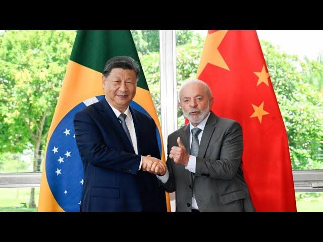 Chinese and Brazilian presidents hold talks in Brasilia, agree to upgrade ties