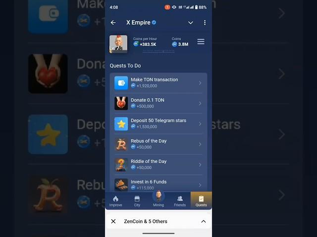 E empire Rebus code solved 4 October ll #xempire