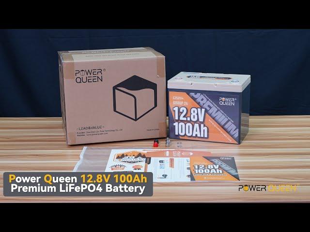 Unboxing Power Queen 12V 100Ah Premium