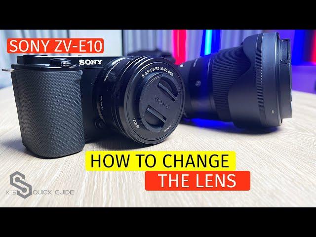 How To Mount Sigma 16mm f1.4 Camera Lens on Sony ZV-E10 | Quick Guide