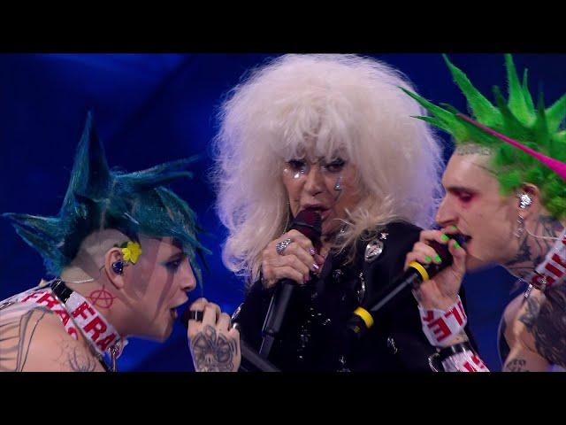 (TESTO) La Sad e Donatella Rettore - Lamette @ Sanremo 2024 Serata Cover