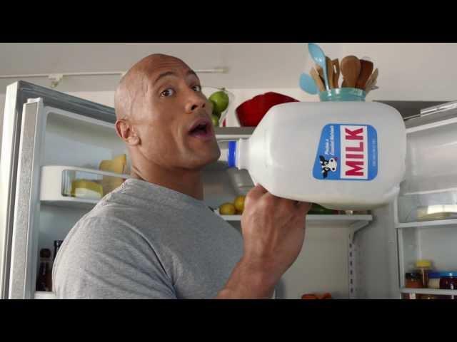 Milk Mustache Campaign Super Bowl XLVII TV Commercial with Dwayne "The Rock" Johnson