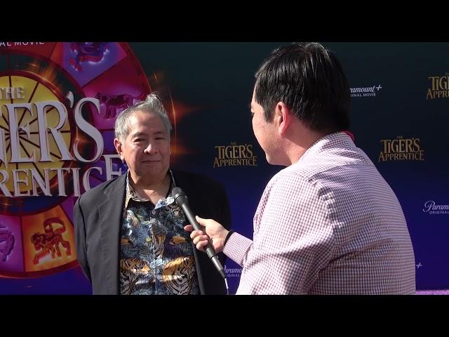 Laurence Yep Carpet Interview at Paramount+ Premiere of The Tiger's Apprentice