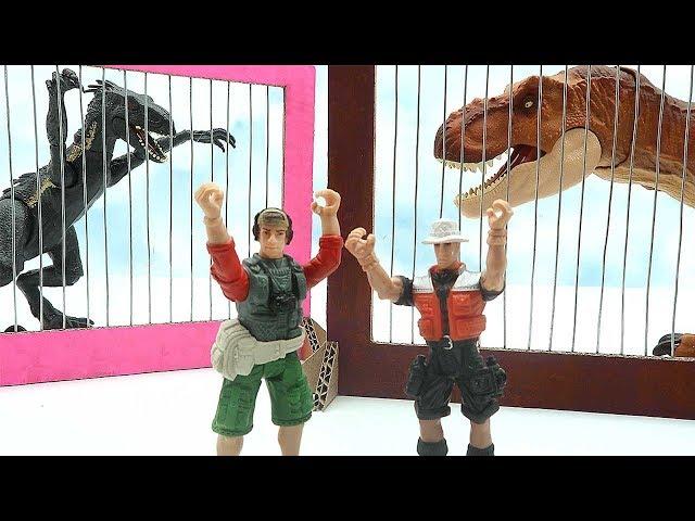 Dinosaurs Mini Movie! Let's Dinosaurs Rescue The Prison  - Trapped Dinosaurs! 공룡 쥬라기월드 감옥