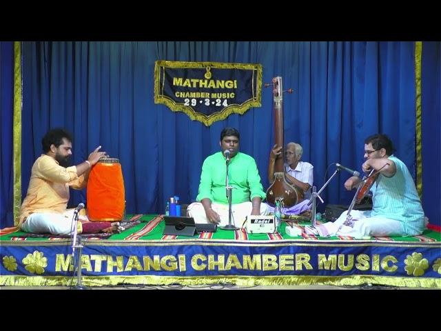 March Concert Series - Vocal Concert by Vid Madurai N Sivaganesh