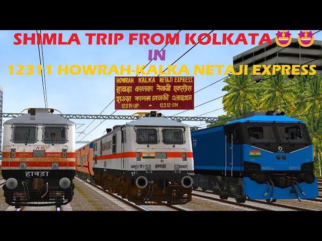 A Full Journey From Howrah To Kalka In 12311 Howrah Kalka Netaji Express With Traffics