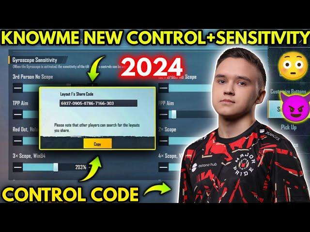 (2024) KNOWME NEW 3.1 SENSITIVITY SETTINGS/ KNOWME CONTROL CODE BGMI