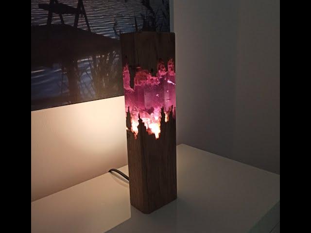 Woodworking: Easy Epoxy Resin Wood Lamp