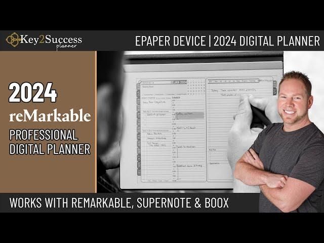 Best 2024 reMarkable Professional Digital Planner