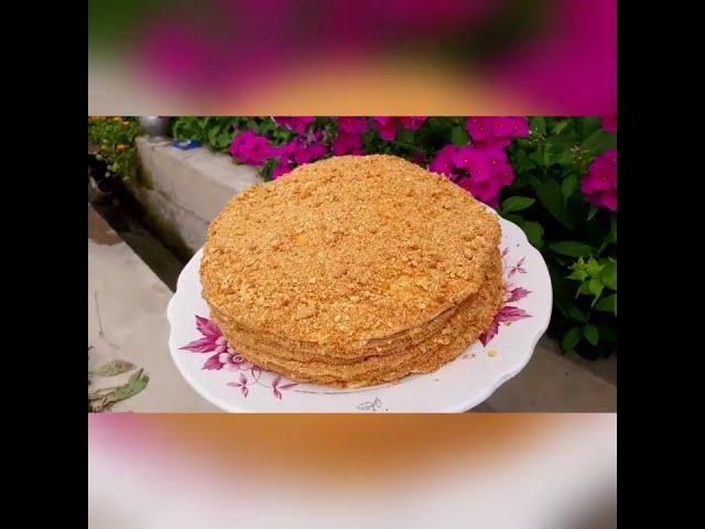 Рецепт домашнего медовика!!! ТОРТ #МЕДОВИК#