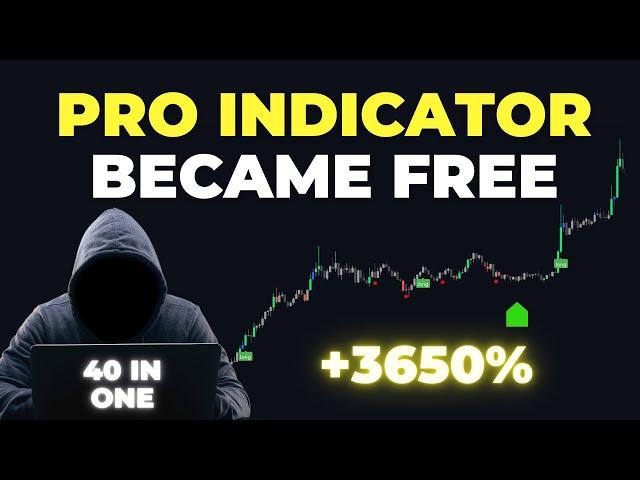 40 INDICATORS IN ONE! Most Professional BUY SELL Indicator on TradingView