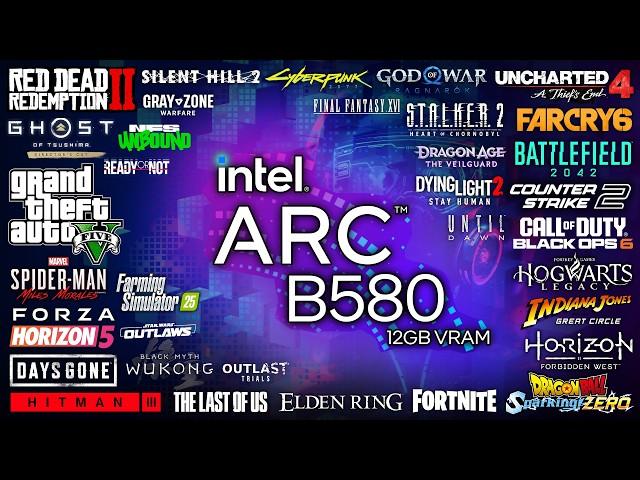 Intel ARC B580 12GB - Test in 40 Games (1080P)