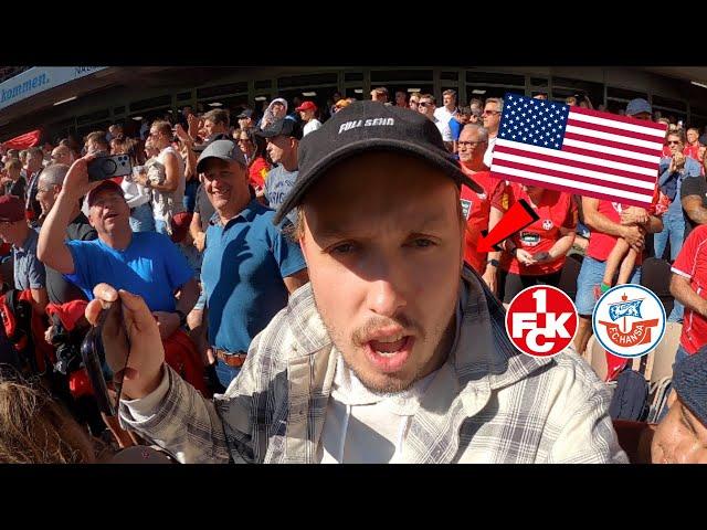 AMERICAN EXPERIENCES THE BUNDESLIGA 2 FOR THE FIRST TIME | 1. FC KAISERSLAUTERN VS FC HANSA ROSTOCK