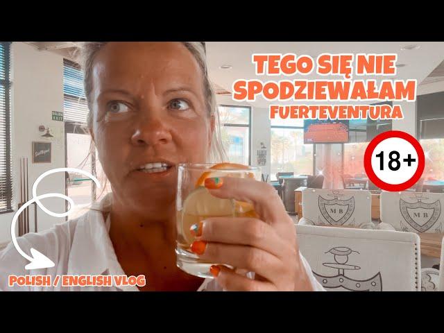 CO ZA BARMAN! TEGO SIĘ NIE SPODZIEWAŁAM | WIZYTA W BARZE SPECJALNY DRINK DLA NAS| VLOG FUERTEVENTURA