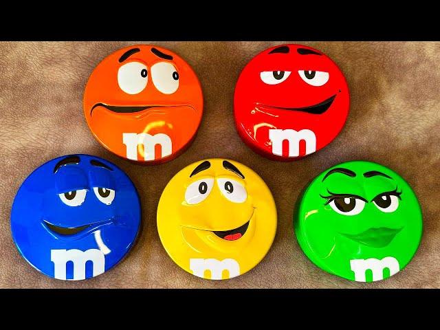 Satisfying Video | A Lot of Chocolate Candy ASMR Unpacking From Colorful M&M'S Boxes