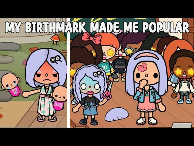 My Birthmark Made Me Popular | Sad Story | Toca Life Story | Toca Boca