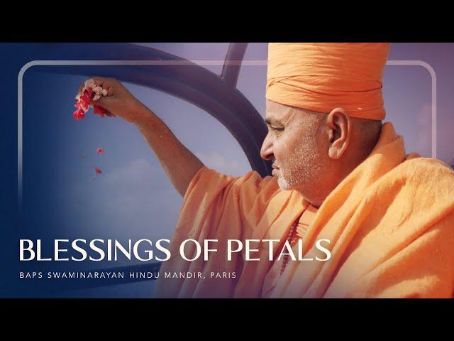 Announcement: Blessings of Petals | BAPS Swaminarayan Hindu Mandir, Paris