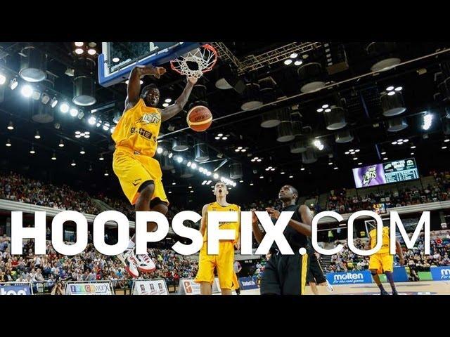 Matthew Bryan-Amaning's Huge Block Leads to Joe Ikhinmwin Dunk Off Jordan Spencer No Look!