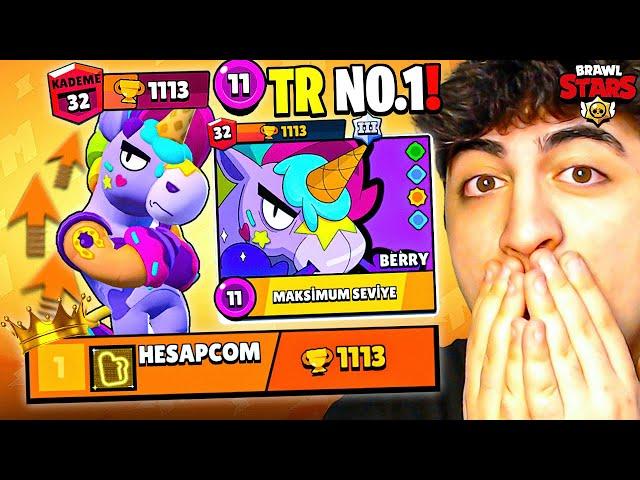 ULTRA ZENGİN HESABI TÜRKİYE BERRY 1.Sİ YAPTIM! | BRAWL Stars