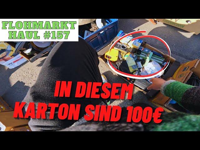 Hier liegen 100€ und alle anderen übersehen es  FLOHMARKT Funde - #flohmarkt #trödelmarkt #resell