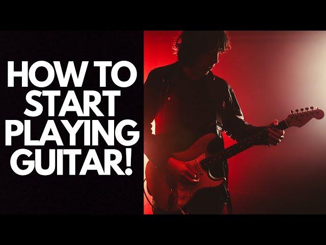 How To Play Guitar For The First Time!