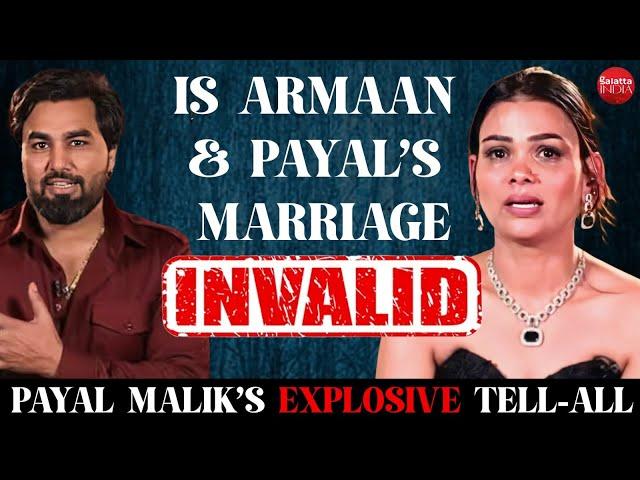 Payal Malik on Armaan Malik's 1st wife, divorce, court cases, Kritika's betrayal, changing religion