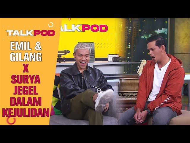 KEDATANGAN SELEBTOK EMIL MARIO & GILANG, SURYA JEGEL MALAH ASYIK NGEJULIDIN ARTIS -Talkpod