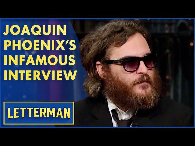 Joaquin Phoenix's Infamous Appearance With Dave | Letterman