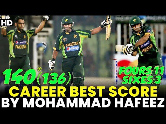 Career Best Score By Mohammad Hafeez Against Sri Lanka | Pakistan vs Sri Lanka | ODI | PCB | MA2A