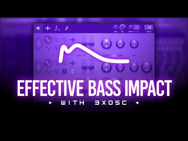 How to make an Effective Bass Impact with 3x Osc || FL studio tutorial