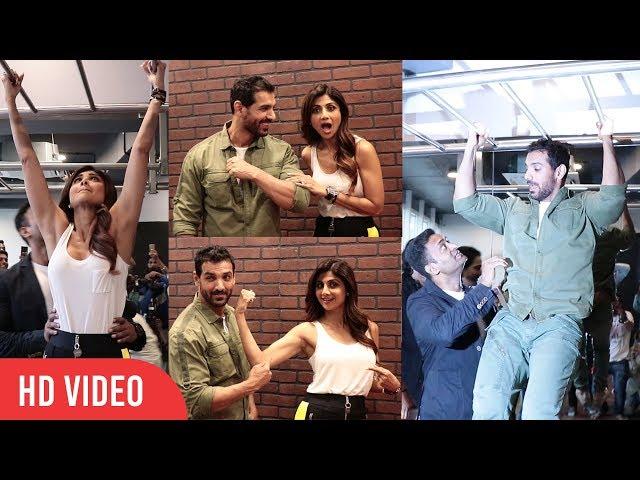 Live Fitness Workout at VC Fitness | John Abraham, Shilpa Shetty, Harshvardhan Rane | Vinod Channa