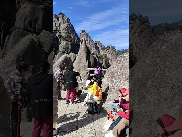 【蓮花峰"天都峰】第8天【黃山山上（白雲賓館～玉屏樓登天都峰）】賞黃山風光，品徽州文化15日行 11月22日#1-0.