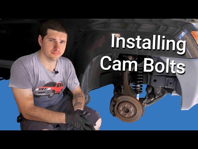 How To Install Adjustable Lower Control Arm Bolts / Cam Bolts / Camber Bolts