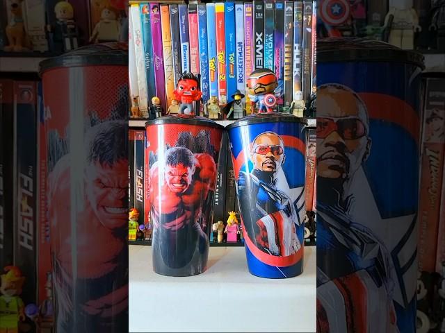VASOS CAPITAN AMERICA 4 CINEPOLIS #CaptainAmericaBraveNewWorld #Cinepolis #coleccionablesdecine