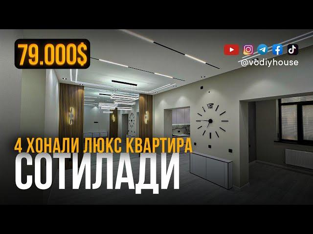 Фарғона шахар Биржани олдида люкс квартира сотилади