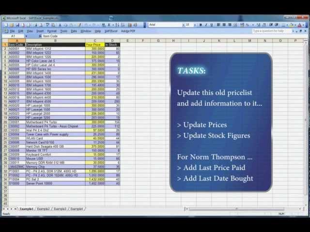 SAP2Excel - SAP Business One Integration Excel Integration | Prices & Stocks