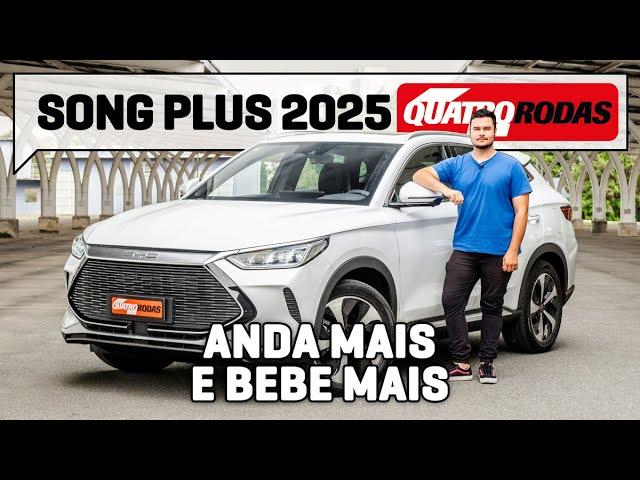 BYD Song Plus 2025 aumenta bateria, fica MAIS RÁPIDO, mas PIORA CONSUMO