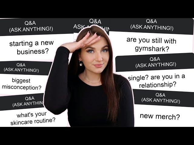 LIFE UPDATE Q&A | dropped by gymshark, relationships, starting a business?