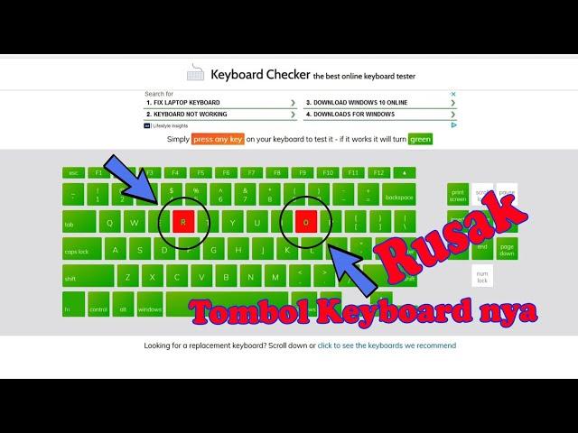 Cara Cek Kerusakan Keyboard Laptop/Komputer Secara Online Tanpa Aplikasi - Hadicun