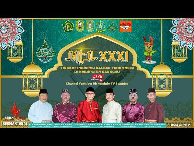 [LIVE] TILAWAH TARTIL ANAK, TILAWAH ANAK & USIA EMAS | MASJID AGUNG | MTQ XXXI KALBAR 2023