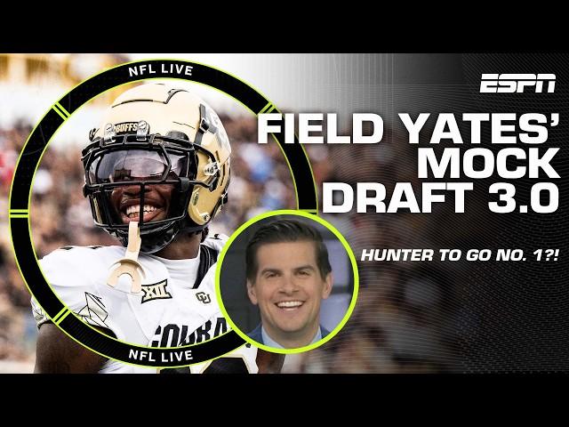 Field Yates’ Mock Draft 3.0  Travis Hunter sits at No. 1 on the list  | NFL Live