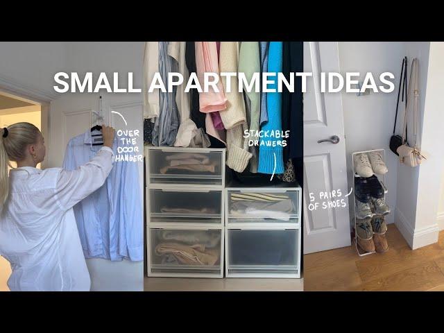 How to organize a small apartment | 8 tips & ideas (ad)